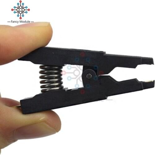 Programmer Testing Clip SOP8 SOP SOIC 8 SOIC8 DIP8 DIP 8 Pin BIOS/24/25/93 Flash Chip IC Socket Adpter Test Clamp