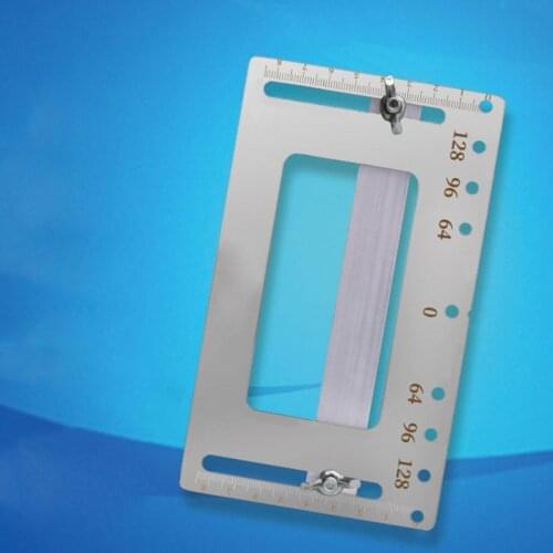Stainless Steel Door Furniture Handle Punch Locator Template Gauge Drill Guiding 37MD