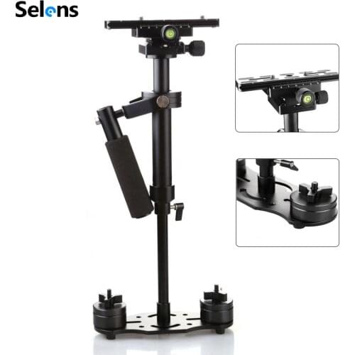 S40 Stabilizer 40cm Aluminum Alloy Photography Video Handheld Stabilizer For Steadycam Steadicam DSLR Camera Camcorder with bag
