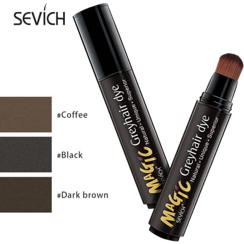 Sevich Temporary Hair Dye Pen Instant Hair Color Brush And Comb DIY Hair Color Wax Mascara Dye Cream 3 Color 12ml