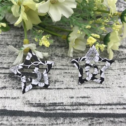 Birthday star digital tag Metal Cutting Dies Stencils for DIY Scrapbooking Album Paper Card Decorative Craft Embossing Die Cuts