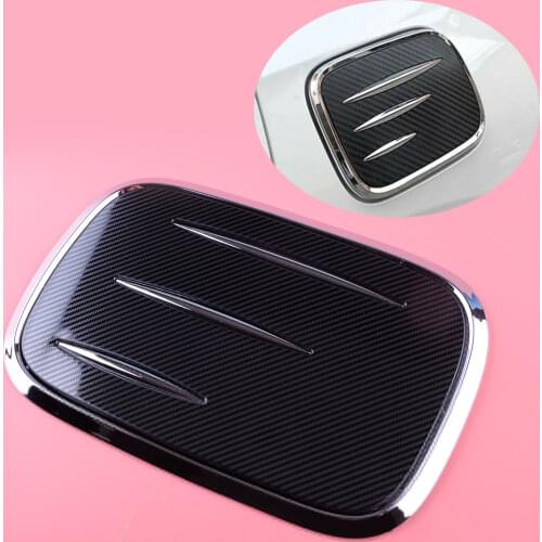 CITALL ABS Carbon Fiber Style Exterior Fuel Oil Tank Cap Cover Trim Lid Fit For Honda CRV CR-V 2017 2018 2019