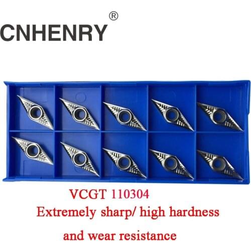 CNC Lathe Tool Aluminum Carbide Inserts VCGT110304 Suit For Processing Aluminum/Copper