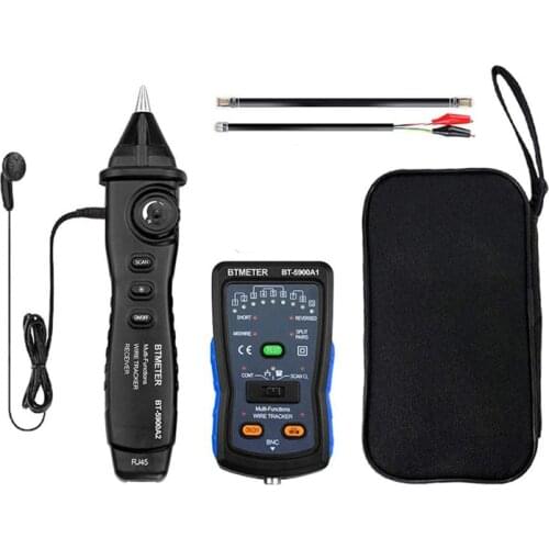 BT-5900A Cable Finder Tone Generator Probe Kit Wire Tracker Toner Ethernet LAN Network Cable Tester Continuity Checker