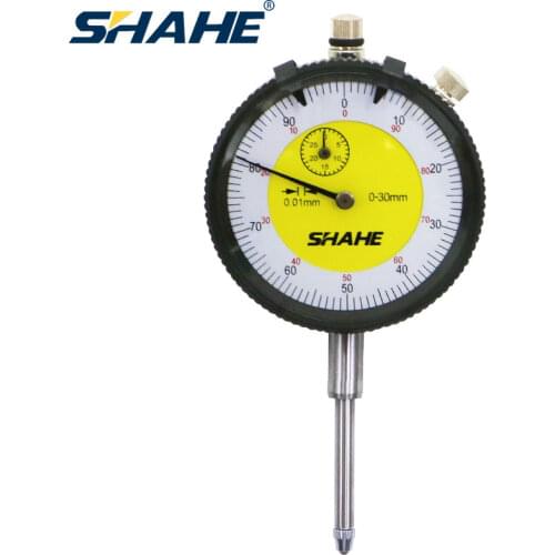 SHAHE 0.01mm 0-30mm High Quality Professional Dial Indicator Gauge Meter Precise Dial Indicator Measuring Instrument Tools