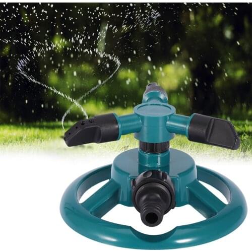 ZK20 Garden Sprinklers Automatic Watering Grass Lawn 360 Degree Rotating Water Sprinkler 3 Arms Nozzles Garden Irrigation Tools