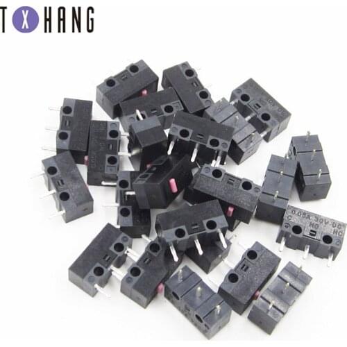 10pcs 12.8x5.8x6.5mm Mouse Microswitch Stable Pushbutton Micro Switch Switches 12.8*5.8*6.5mm diy electronics