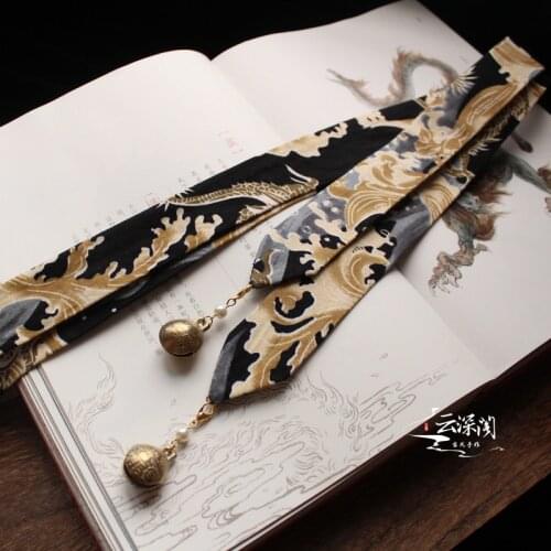 24 Coulors Copper Bell Dragon Design Hair Band Chinese Clothes Plastering Ancient Style Chinese Clothes Tassel Hair Band