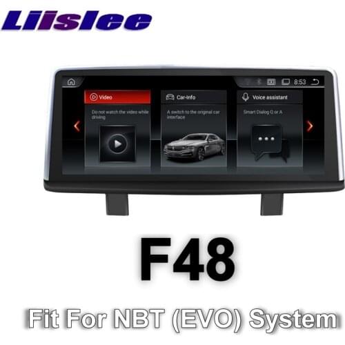 For BMW X1 F48 2015~2017 NBT 10 inch LiisLee Car Multimedia GPS Audio Hi-Fi Radio Stereo Original Style For NBT Navigation NAVI