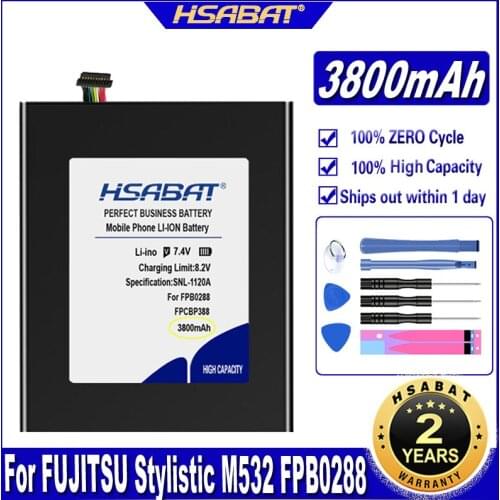 HSABAT FPCBP388 3800mAh Battery for FUJITSU Stylistic M532 FPB0288 CP568120-02 Batteries
