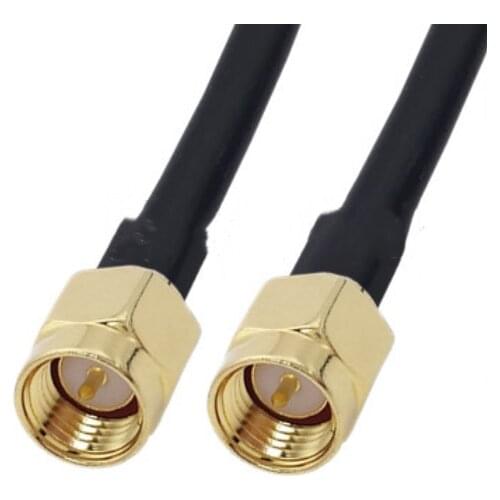 SMA Male To SMA Male connector 5D-FB 50-5 Coaxial RF Adapter Jumper Cable 50ohm