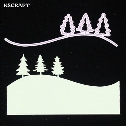 KSCRAFT Tree Metal Cutting Dies for DIY Scrapbooking/Card Making/Kids Fun Decoration Supplies