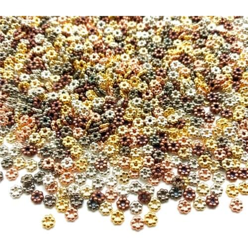 500/200Pcs/Lot 4/6mm Acrylic Plated CCB Square Seed Space Beads for Jewelry Making DIY Bracelet Necklaces