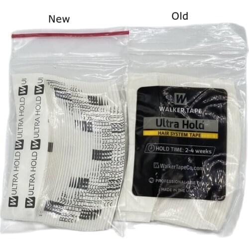 36 pieces 7.6 cm* 2.2 cm White Ultra hold tape lace front tape arc double sided Tape for toupee wig adhesive