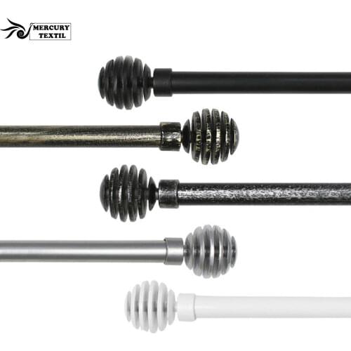 MERCURY textile simple bar forging Universal Extensible, extendable decorative curtain bar