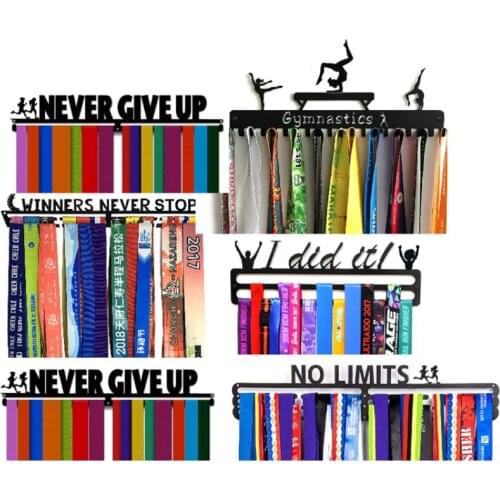 Olympic Medal Showcase Bicycle Running Swimming Medal Display Frame Metal Medal Hanger