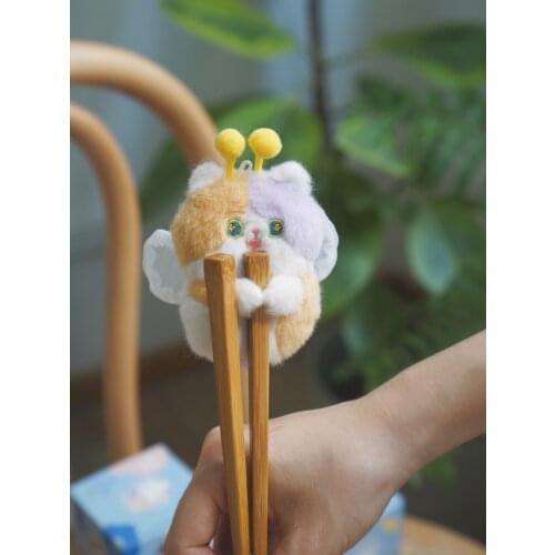 Mystery Box Mewji Original Cat Blind Box Plush Doll Cute MINI Girl Heart Brooch Pendant Kawaii Toys Girl Gift Anime Figure Model