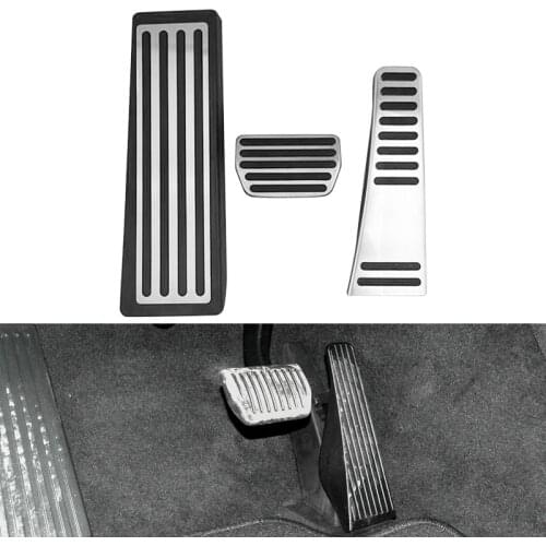 Pedal Kit For Volvo S60 V60 S90 V90 2019 2020 Stainless Steel Car Accelerator Fuel Brake Foot Rest Pedals Decorative Trim