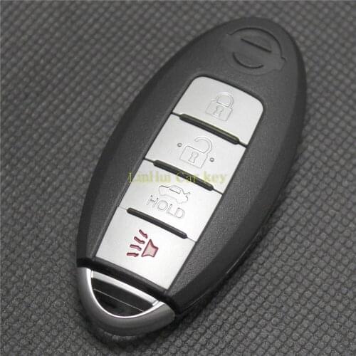 PINECONE for NISSAN TEANA SUNNY TIIDA SYLPHY LIVINA Remote Key 3+1 Buttons Remote Key Shell With Blank Key Blade 1 PC