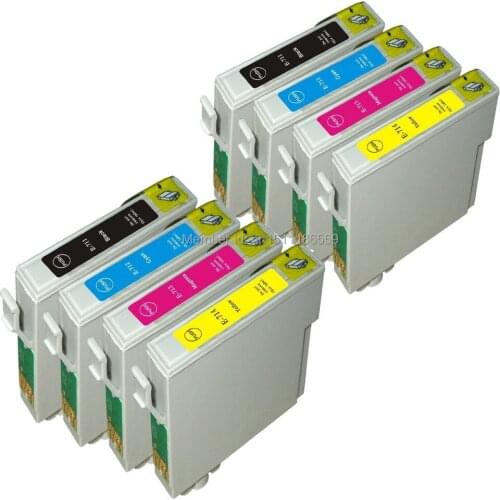 8x T0711 T0715XL Compatible Ink Cartridges for Epson stylus SX100 SX200 SX400 SX115 SX200 SX205 SX210 SX215 SX218 Inkjet Printer