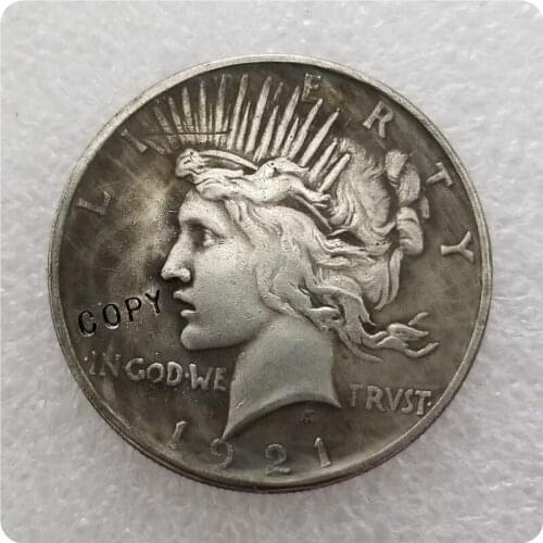 USA 1921 Peace Dollar COIN COPY commemorative coins-replica coins medal coins collectibles