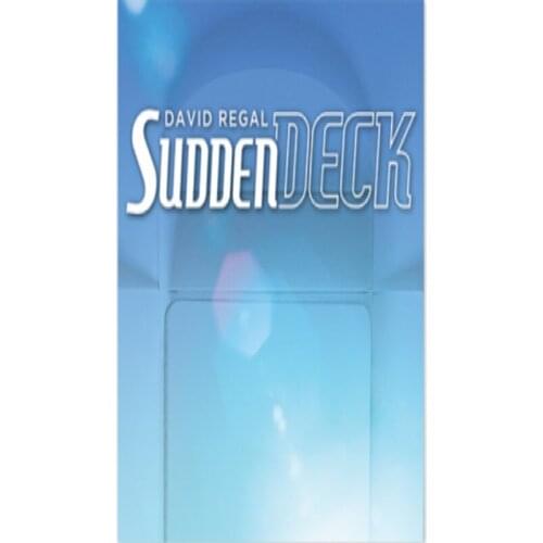 Sudden Deck 3.0 by David Regal (Gimmick and Online Instructions) Card Magic Tricks For Professional Magicians Close up Magic
