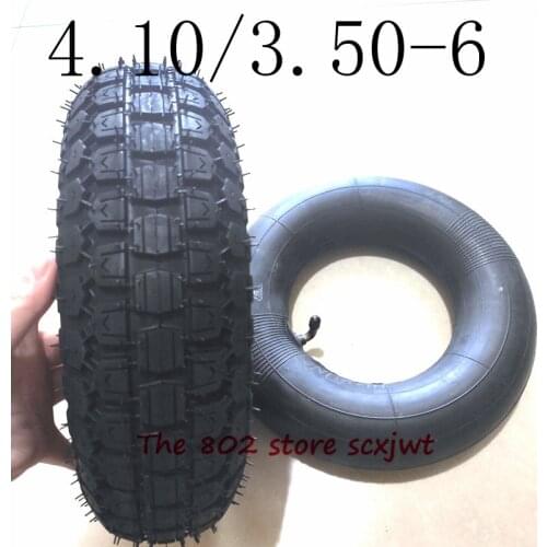 Size 4.10/3.50-6 Inner and Outer Tyre Suitable for Mobility Scooter. Amusement Park Facilities. Electric Vehicle. Wheelbarrow