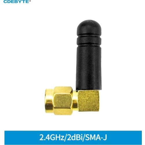 10PCS TX2400-JW-3 Rubber Antenna 2.4GHz 2dBi SMA-J Omnidirectional Radiation Vertical Polarization 20W External Wireless Module