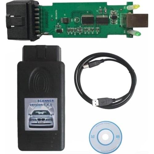 For E38 E39 E46 E53 E83 E85 OBD2 Scanner 1.4.0 FTDI FT232RL OBD OBD2 Car Diagnostic Auto Tool Automotivo Scanner Cable Unlocked