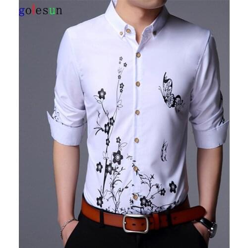 Мужские длинные рубашки GOLESUN.FS China At AliExpress