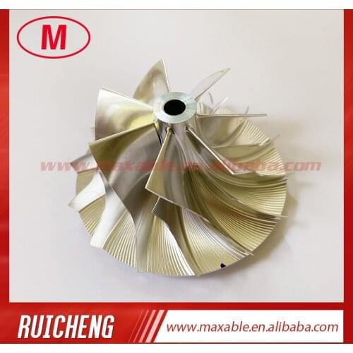K27 5327-123-2335 58.74/82.60mm 7+7blades high performance turbo milling/aluminum 2618/billet compressor wheel for 70000175585