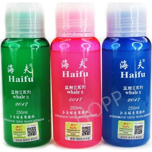HAIFU WHALE 2 Table Tennis Speed Glue 250ml Sponge Booster Effect Whale Tune Synthetic Glue Original HAIFU Ping Pong Glue