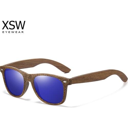 XSW Square Frame Retro Decorative Polarized Women Men Biodegradable Environmental Protection Material Sunglasses