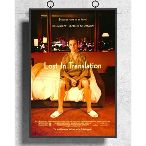 L478 LOST IN TRANSLATION Movie Silk Fabric Poster Art Decor Indoor Painting Gift