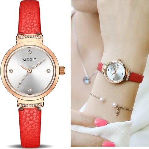 MEGIR Women Watches Woman Small Quartz Ladies Watch Fashion Female Bracelet Clock Damen Uhren Montres Femme Relogio Feminino