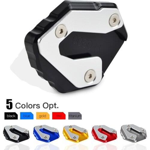 Motorcycle Kickstand Side Stand Enlarger Plate Extension Pad For Yamaha MT09 2013-2018 FZ09 2013-2017 MT-09 Tracer FZ-09
