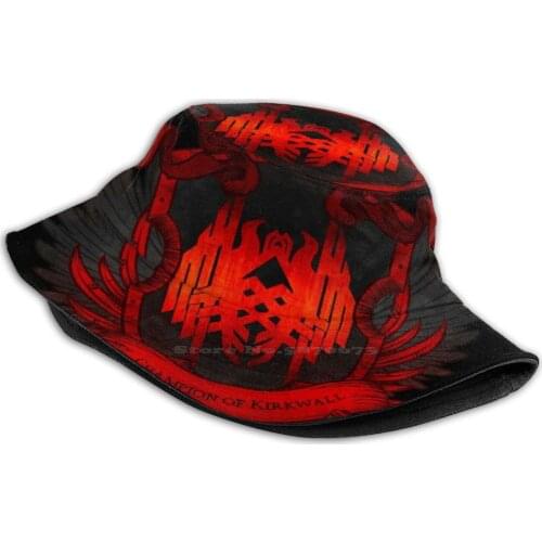 Of Kirkwall Pattern Design Printed Travel Bucket Hats Dragon Age Dragon Age Origins Dragon Age Origins Of Kirkwall The Warden