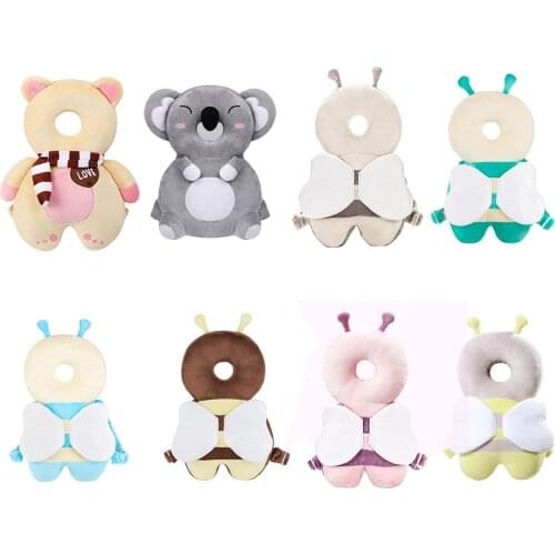 Baby Head Protection Pad Toddler Headrest Pillow Baby Neck Cute Wings Nursing Drop Resistance Cushion Baby Protect