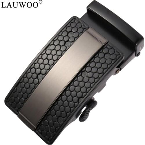 Belt buckle Leather Belts for Men 3.5cm Width Brand Fashion Automatic Buckle Black Genuine Leather Belt Mens Belts