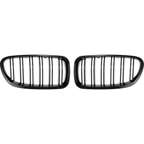 Grill Grille Gloss Black Kidney Sport for BMW F10 F18 F02 F11 M5 10-15 Dual Slat