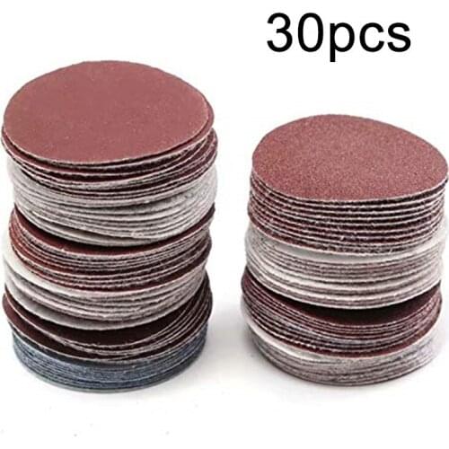 30pcs 4" 100mm Sander Disc 320/400/600/800/1000/1500 Grit Sanding Polishing Pad Durable And Practical Sandpapers