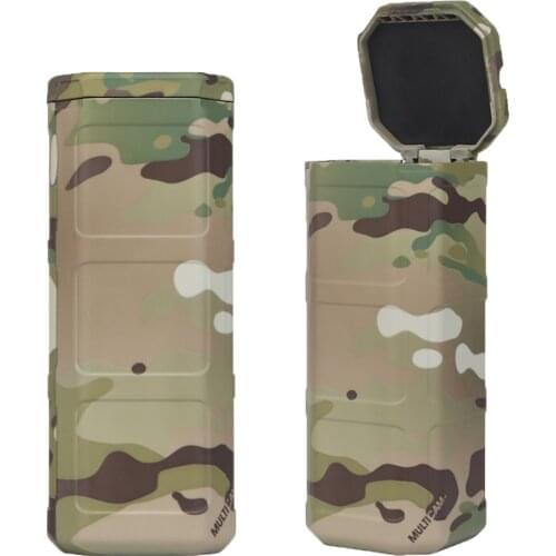 Tactical Storage Box Anti Pressure Shockproof Nylon Storage Tank Outdoor Portable Multi-tool Box for Hunting Camping Equipment