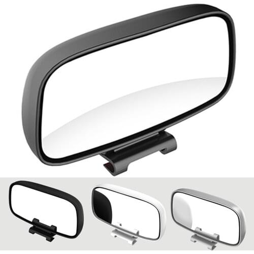 1pc Universal Car Blind Spot Mirror 360° Rotation Adjustable Extra Wide Angle Car Rearview Mirror for parking Auxiliary Mirror