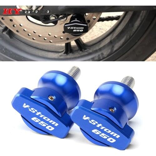 For SUZUKI V-Strom 650 V-Strom650 VStrom All Year Motorcycle Accessorie Swingarm Spools Slider 8MM Stand Screws Slider Protector