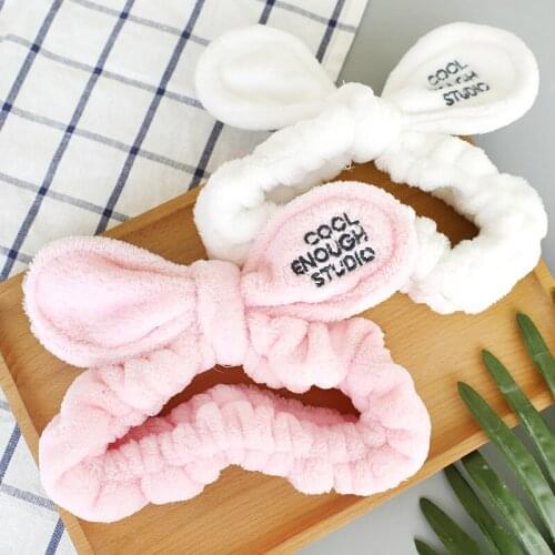 Pressing hair cute and simple applying mask hair band headgear washing face hair band hairpin turban female head accessories