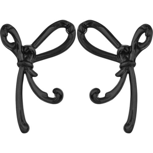 UAM 2021 New Korean Acrylic Big Bowknot Luxury Stud Earrings Birthday Jewelry Classic Fashion Earrings Gifts Wholesale For Women