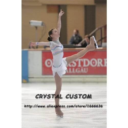 Women Figure Skating Dress Graceful New Brand Ice Skating Dresses For Competition Customized DR3895