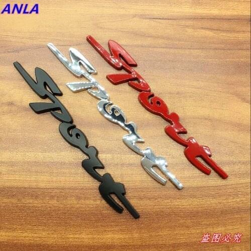 1Pcs 3D Metal SPORT Car Side Fender Rear Trunk Emblem Badge Sticker Decal for Toyota BMW Audi Honda Jeep Nissan VW Ford Mazda