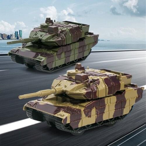 4Pcs/lot Cartoon Mini Pull Back Military Battle Tank Car Model Toy For Boys Children Educational Play Games Toys Random Color