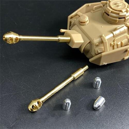 Metal Barrel Shell Kits for Q Edition IV Tank Meng WWT-013 Tank Model Upgrade Accessories
